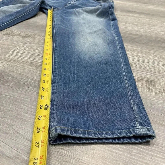 Lucky Brand Drew Mom‎ Jeans Womens 8x29 High rise Tapered Blue Buttonfly EUC - Picture 13 of 16